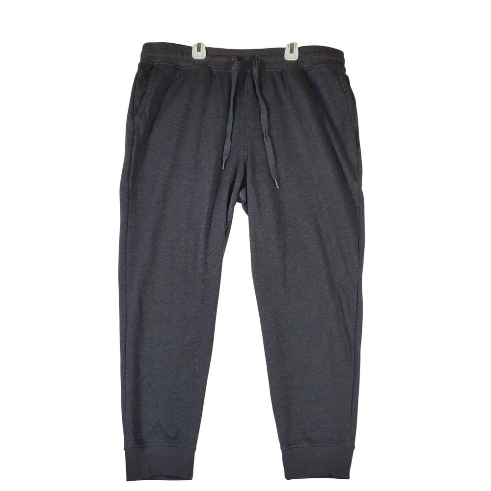 Orvis Mens‎ XL Charcoal Gray Fleece Joggers Classic Collection Sweatpants